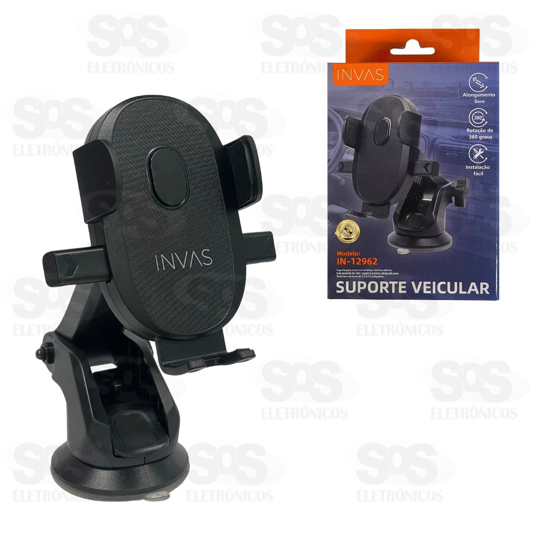 Suporte De Celular Com Trava Automtica Invas IN-12962