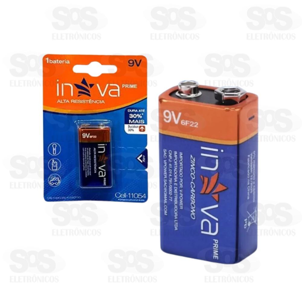 Bateria 9V  Prime Inova 11054