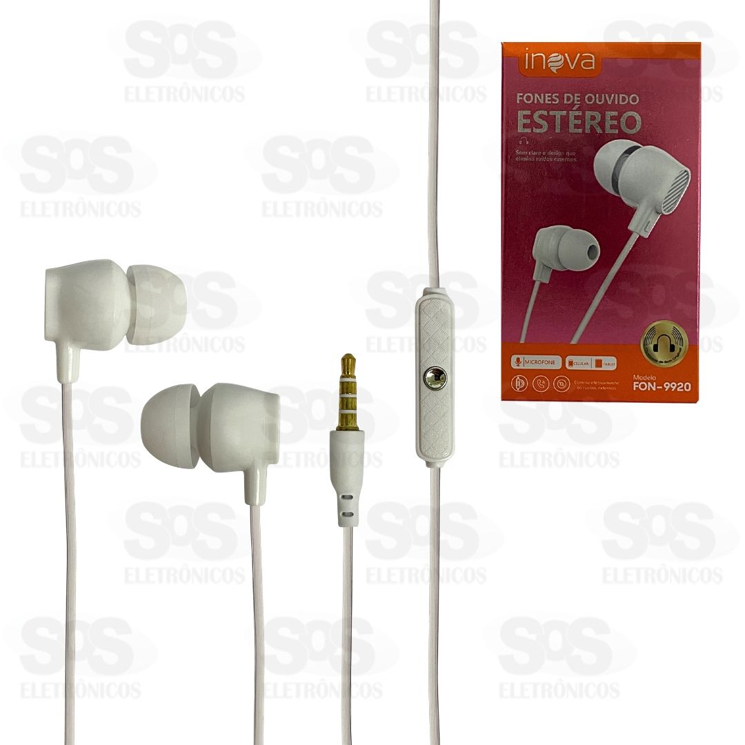 Fone De Ouvido Estreo Com Microfone Inova FON-9920