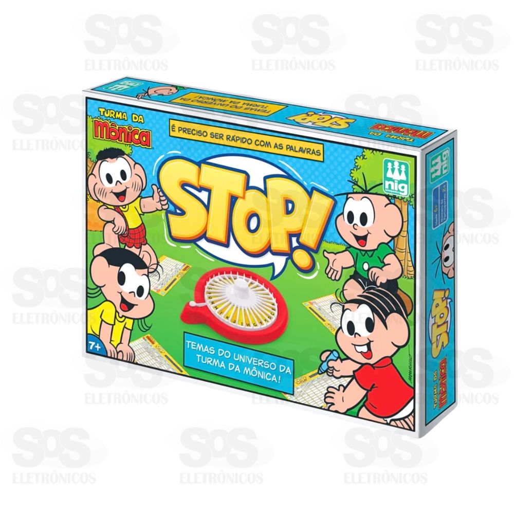 Jogo Stop Turma da Mônica Nig Brinquedos 0759
