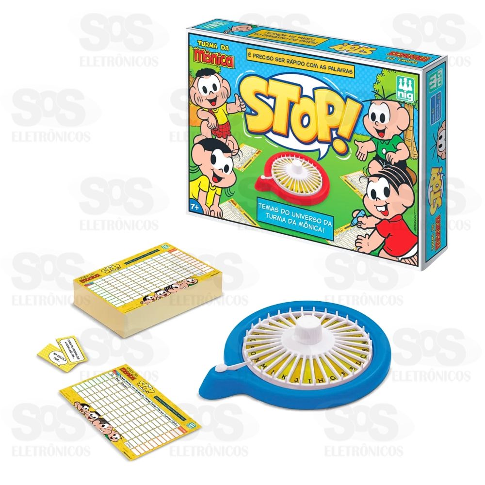 Jogo Stop Turma da Mônica Nig Brinquedos 0759