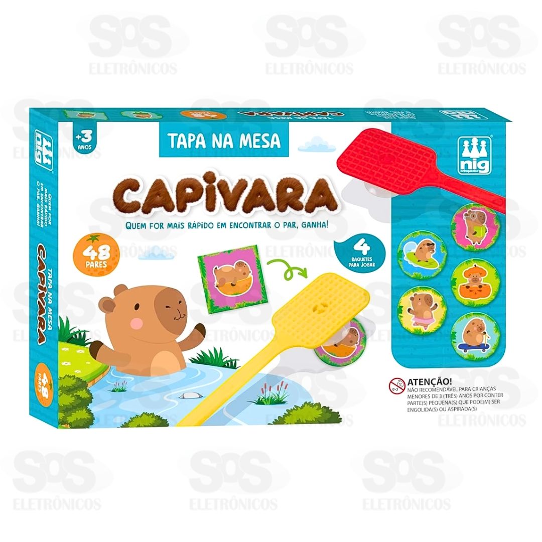 Jogo Tapa na Mesa Capivara Nig Brinquedos 0237