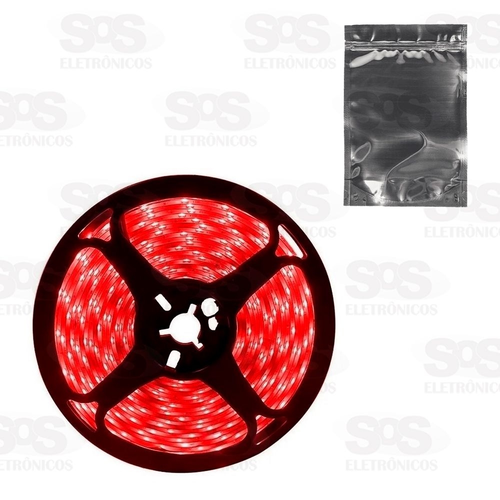Fita de LED Vermelho Interna 5 Metros Maxtop 5104-C