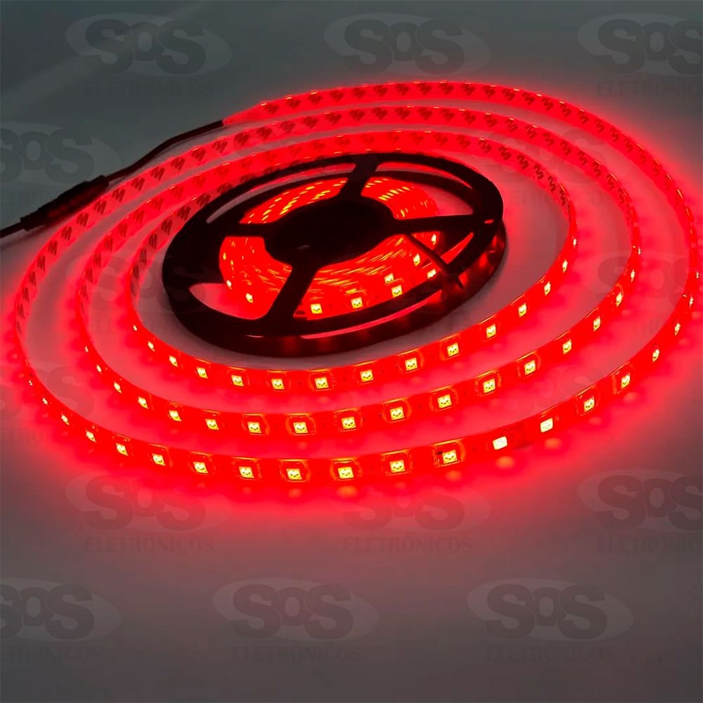 Fita de LED Vermelho Interna 5 Metros Maxtop 5104-C