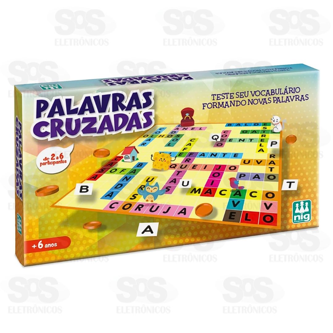 Jogo Palavras Cruzadas Nig Brinquedos 1109
