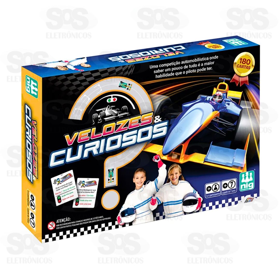 Jogo Velozes e Curiosos Nig Brinquedos 1185