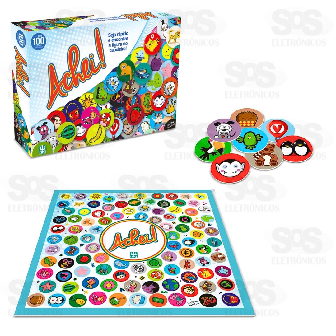 Jogo Achei! Nig Brinquedos 0579