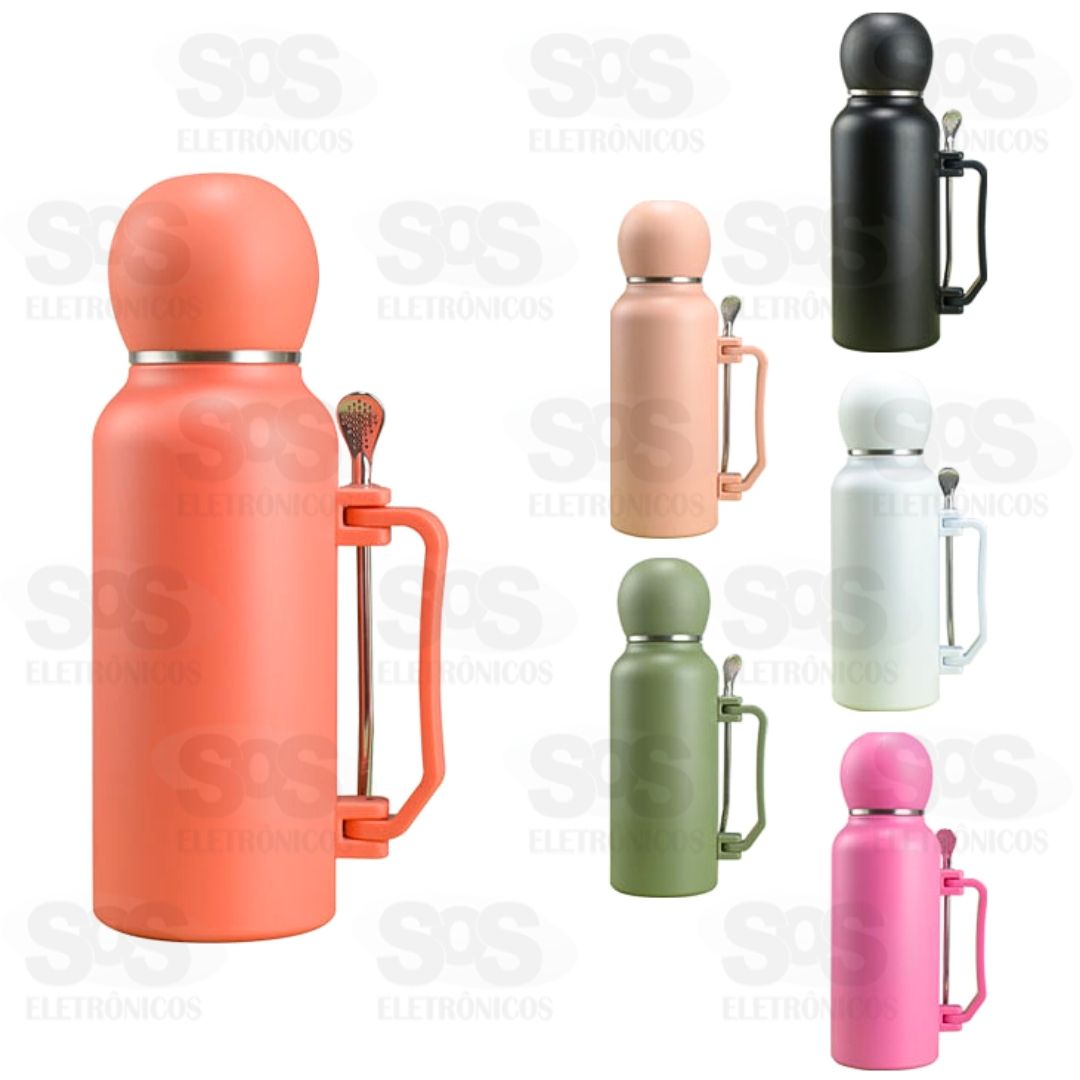 Garrafa Térmica Para Chimarrão 1300ml Cores Variadas WU-423