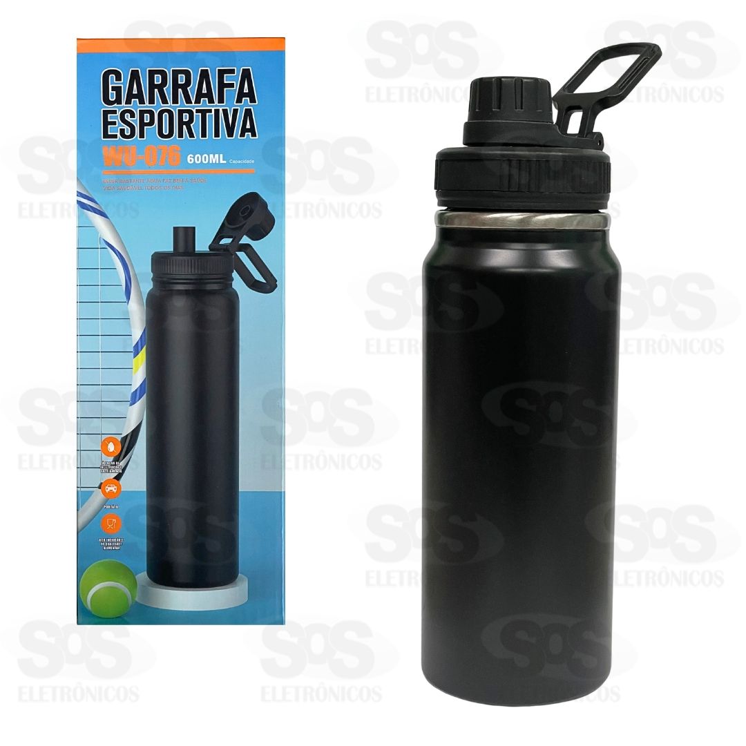 Garrafa Térmica Esportiva 600ml WU-076