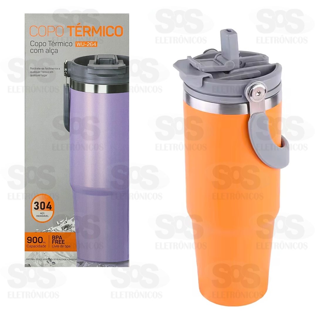 Garrafa Térmica Com Alça 900ml WU-264
