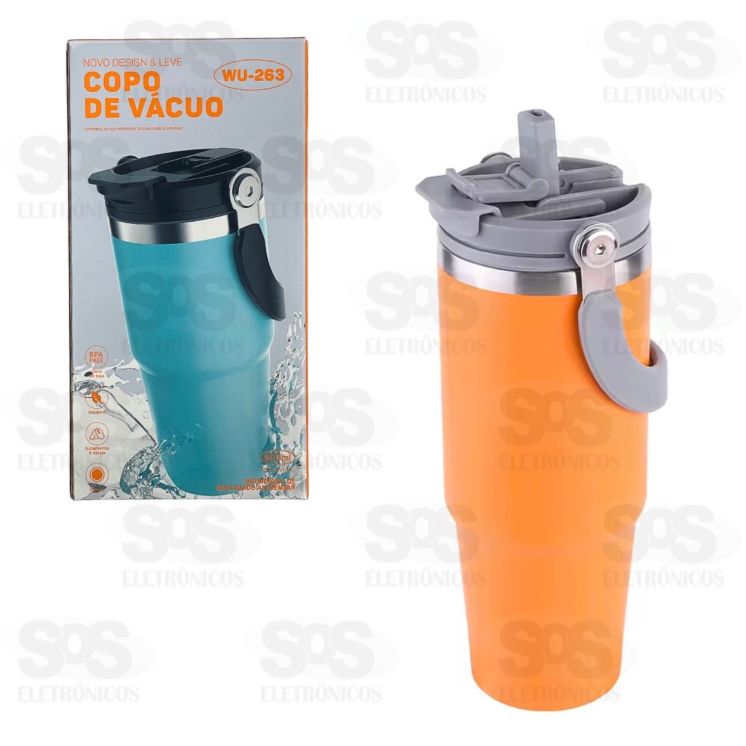 Garrafa Térmica Com Alça 600ml WU-263