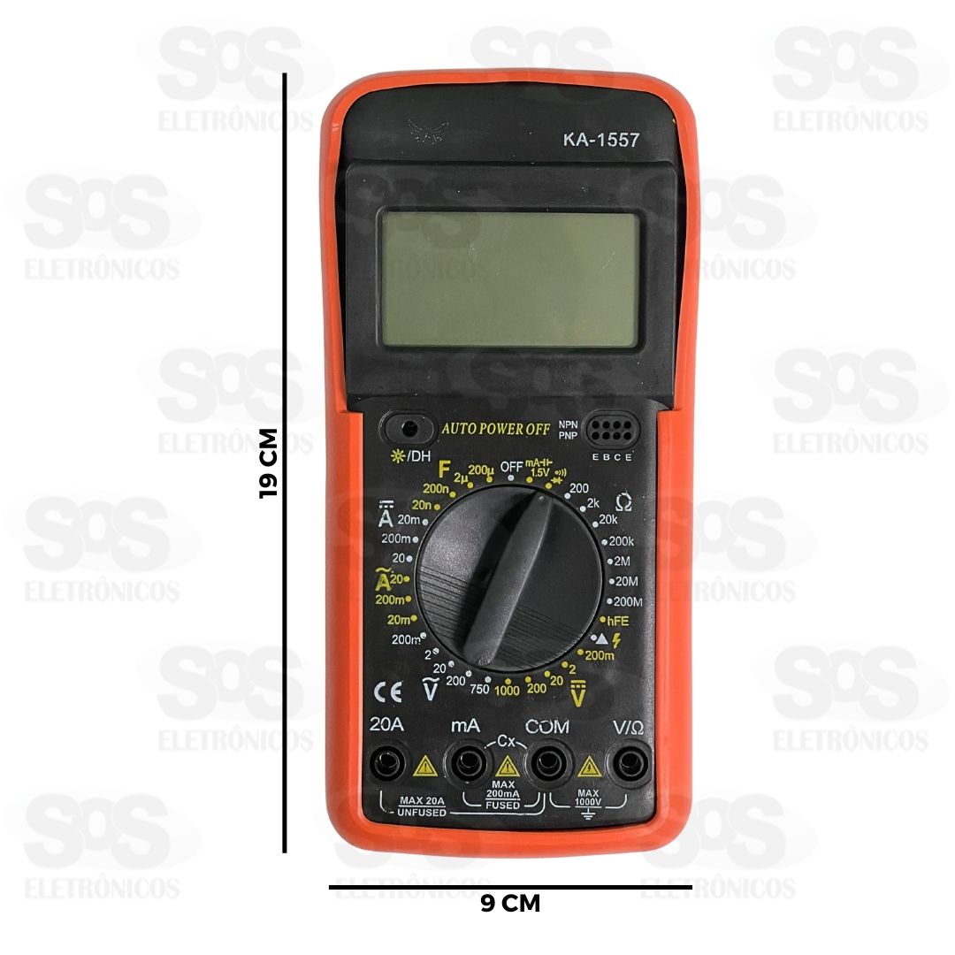 Multímetro Digital Profissional Kapbom KA-1557