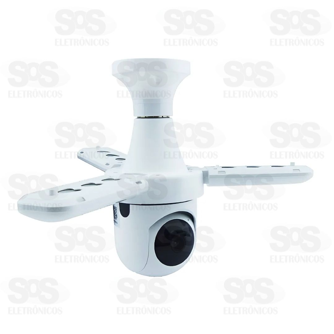 Câmera de Segurança Inteligente Com Lâmpada Kapbom G4-5