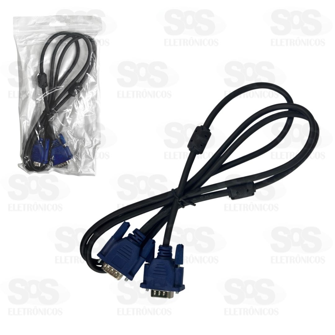 Cabo VGA Para VGA 1,5 Metros SU-007