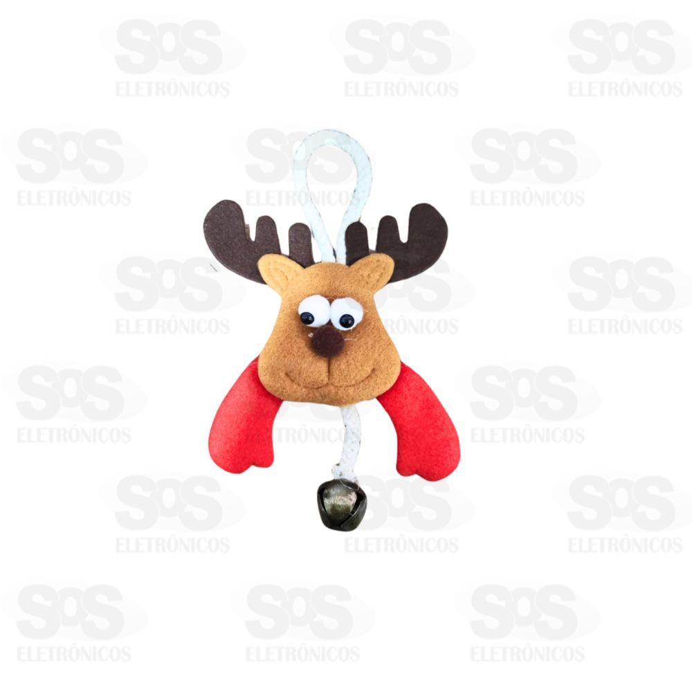 Boneco de Natal em Feltro com Guizo 12 Cm BC88