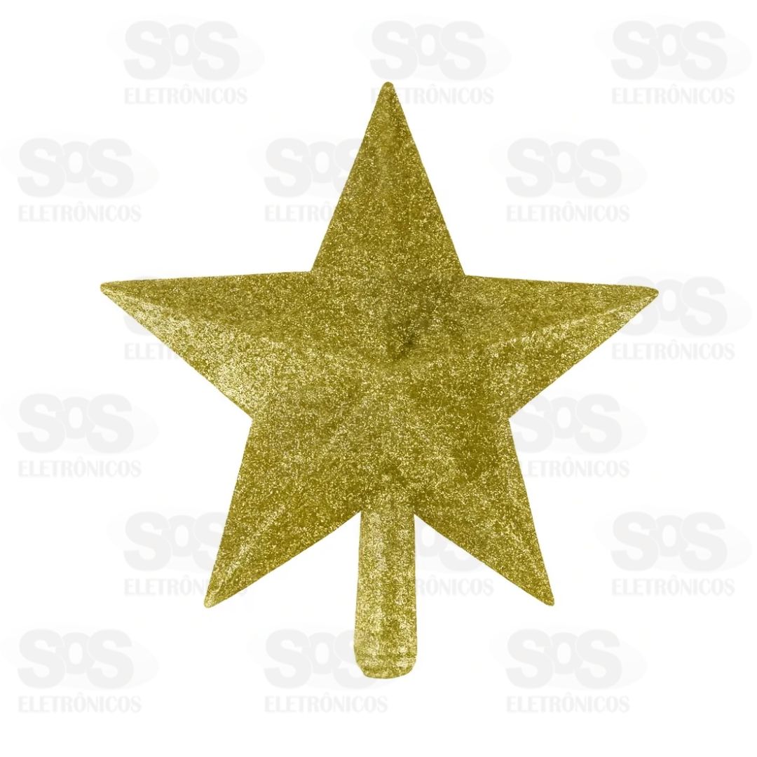 Estrela Dourada Para rvore De Natal ENF1466