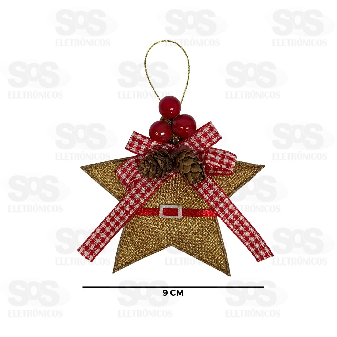 Enfeite Natalino Estrela ENF1047