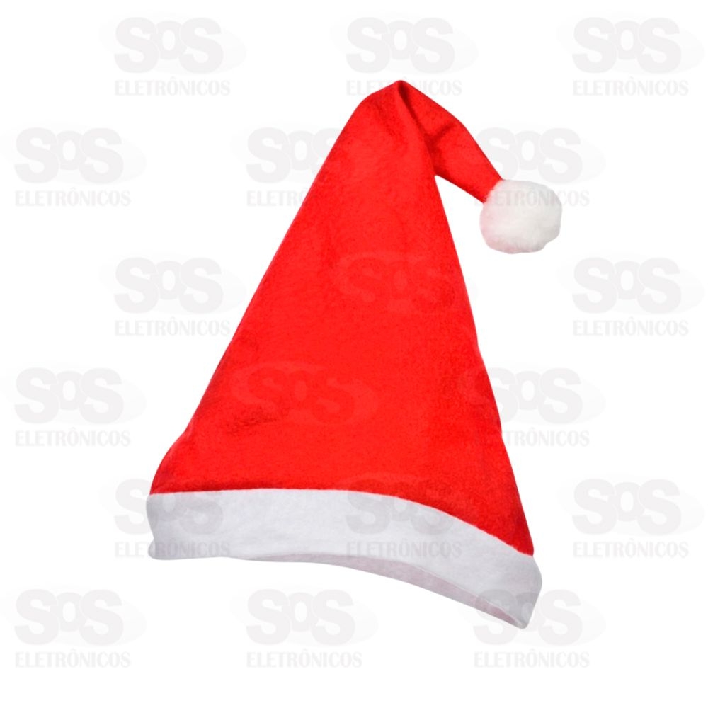 Gorro Papai Noel Cetim Top Natal GOR072