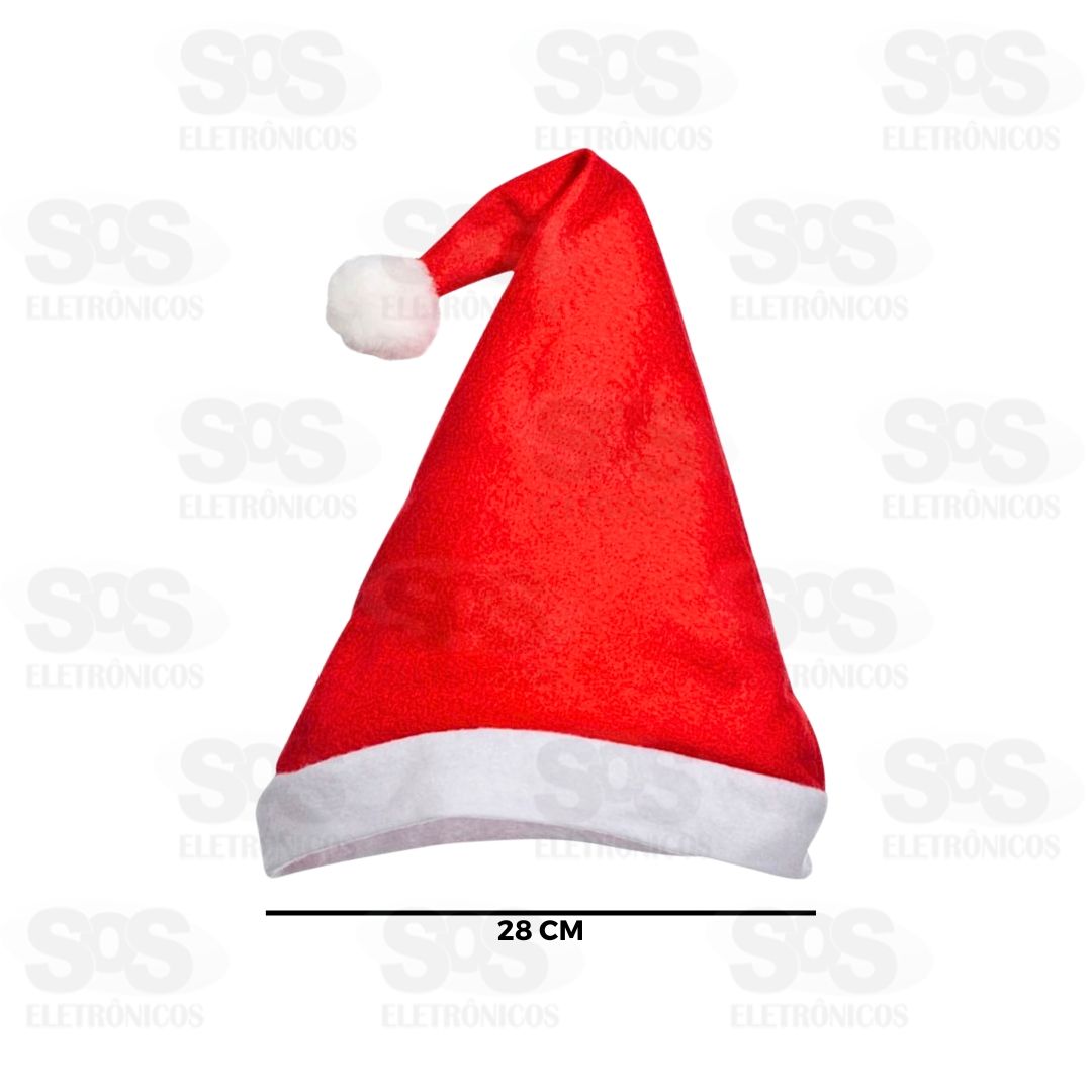 Gorro Papai Noel Cetim Top Natal GOR072