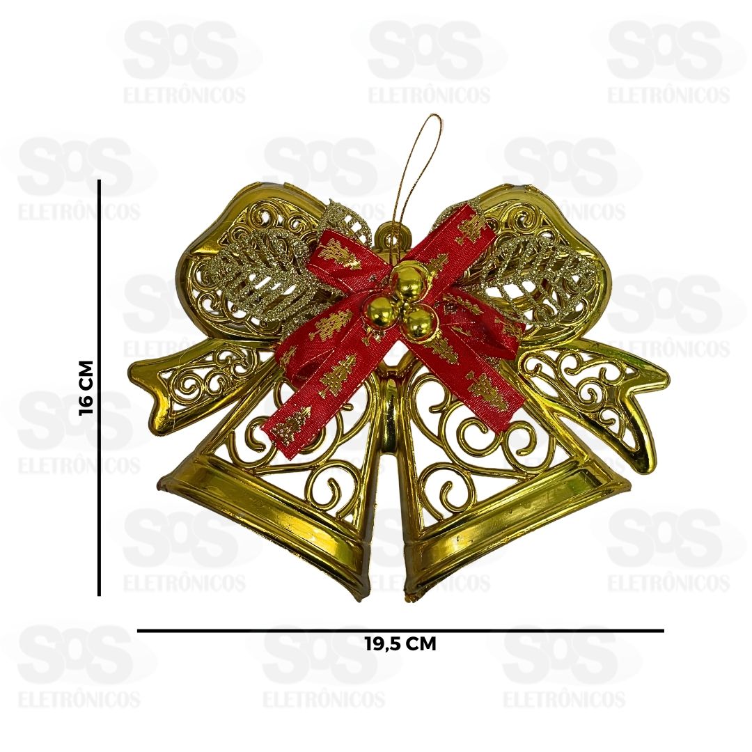 Enfeite Sinos De Natal Hai Brasil SIN002