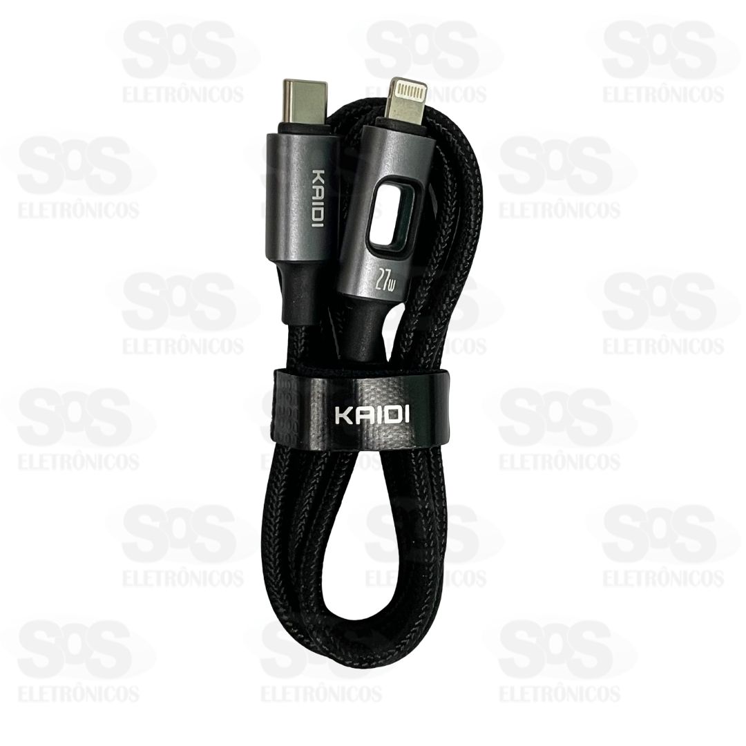 Cabo De Dados Type C Para Iphone 27W 1 Metro KD-41CL