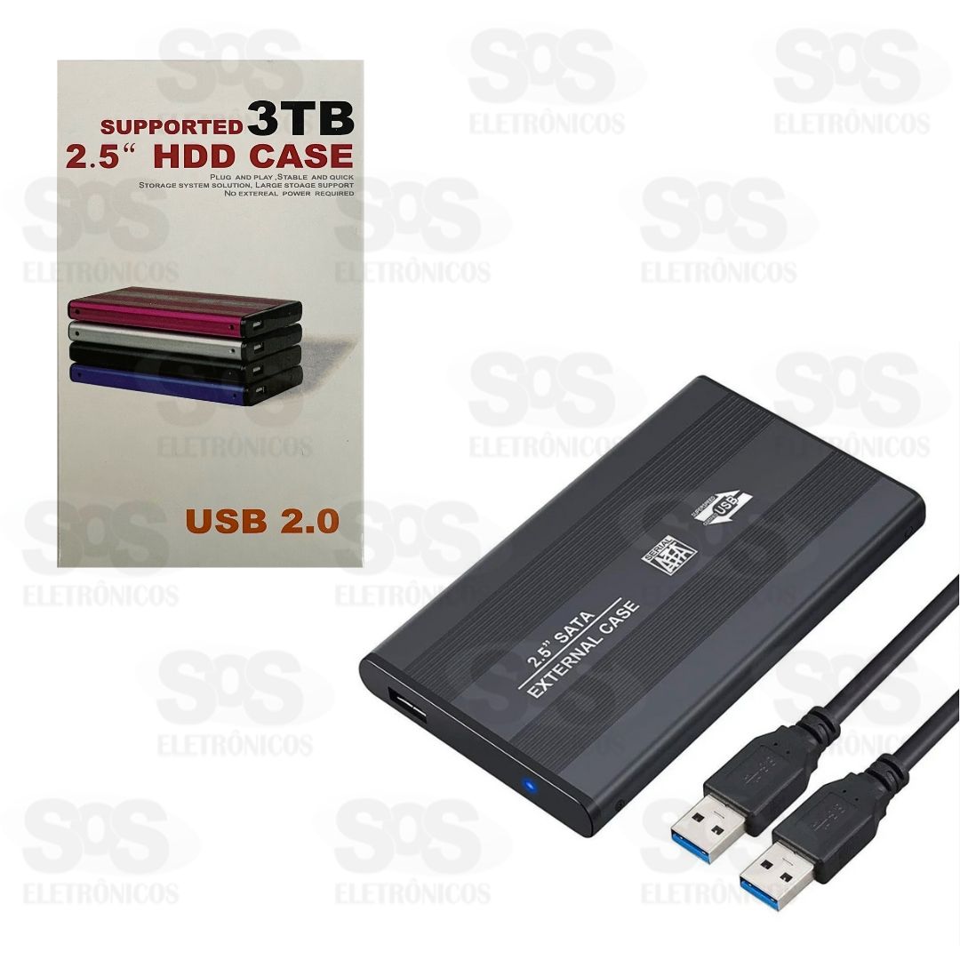 Case Para HD Externo Sata 2,5 Polegadas USB 2.0 YPH-20