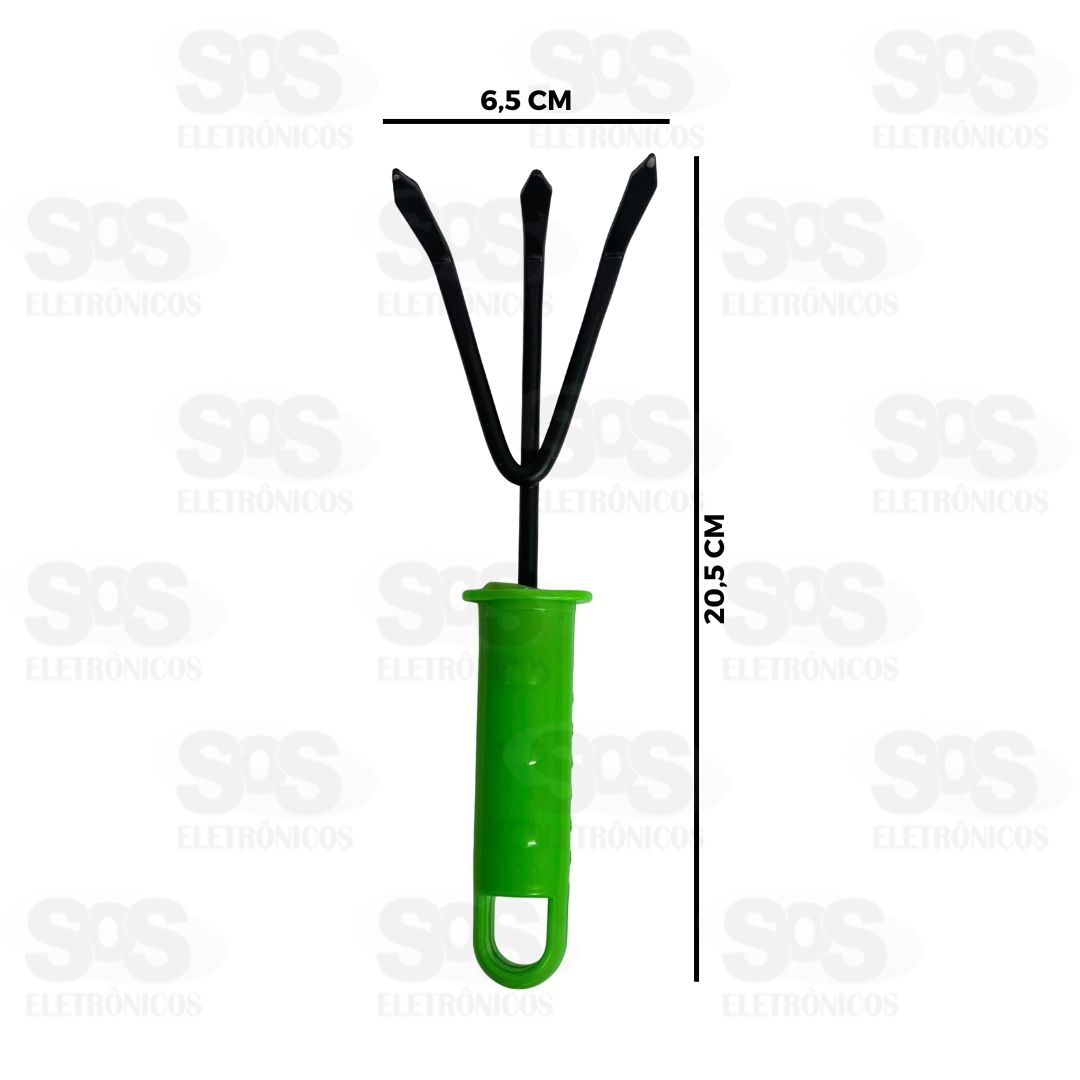 Kit Jardinagem Pá/Garfo/Rastelo Barcelona BAR-333001-2