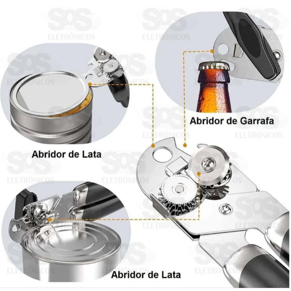 Abridor De Latas Multifuncional Luatel LWJ-1991