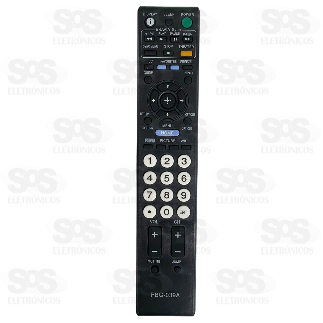 Controle Remoto Sony  FBG-039A