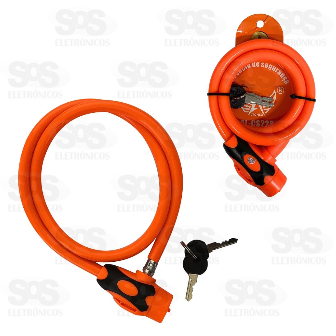 Cadeado Para Bicicleta Com 2 Chaves AL-CS228