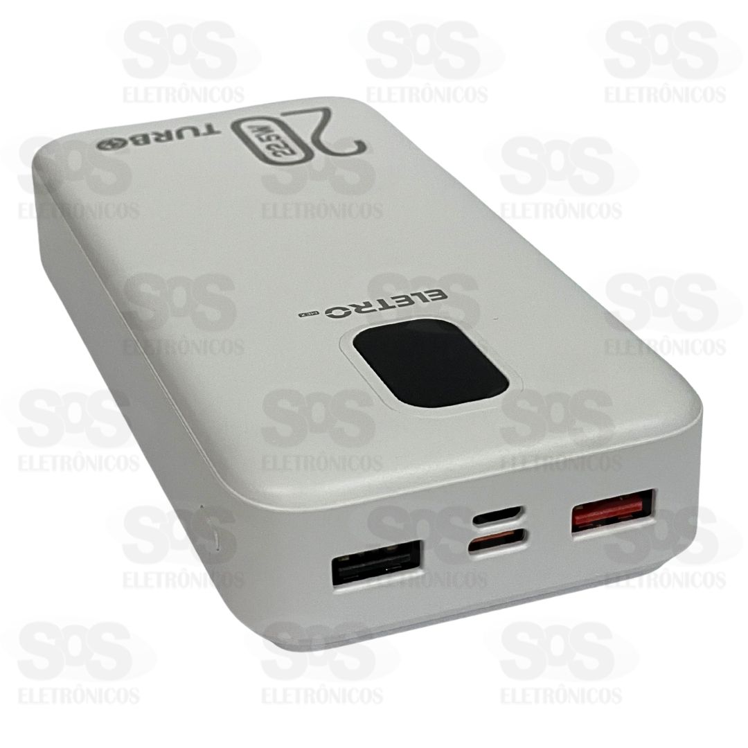 Carga Extra 20.000mAh 4 Interfaces Eletromex EL-2959